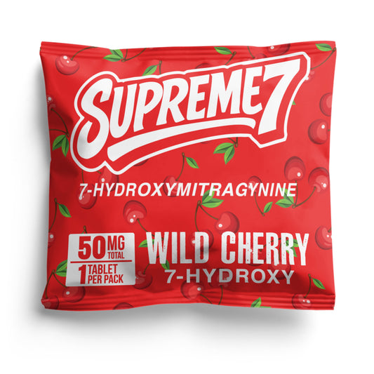 Wild Cherry - 50mg Total | 1 Tablet (50mg each) - Supreme7